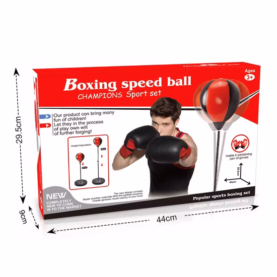 Set di palline da boxe per pugilato veloce, allenamento indoor per bambini, giocattoli sportivi