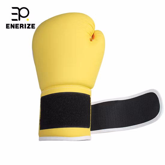 Guantoni da boxe in pelle di vacchetta da 8 once, 10 once, 12 once, 14 once, 16 once